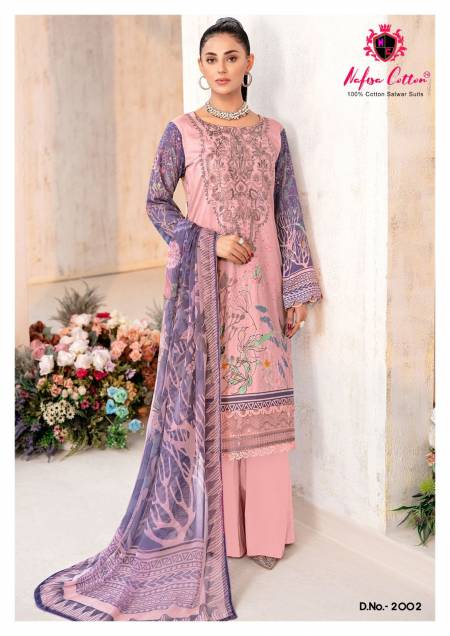 Safina Vol 2 By Nafisa Karachi Cotton Dress Material Catalog
